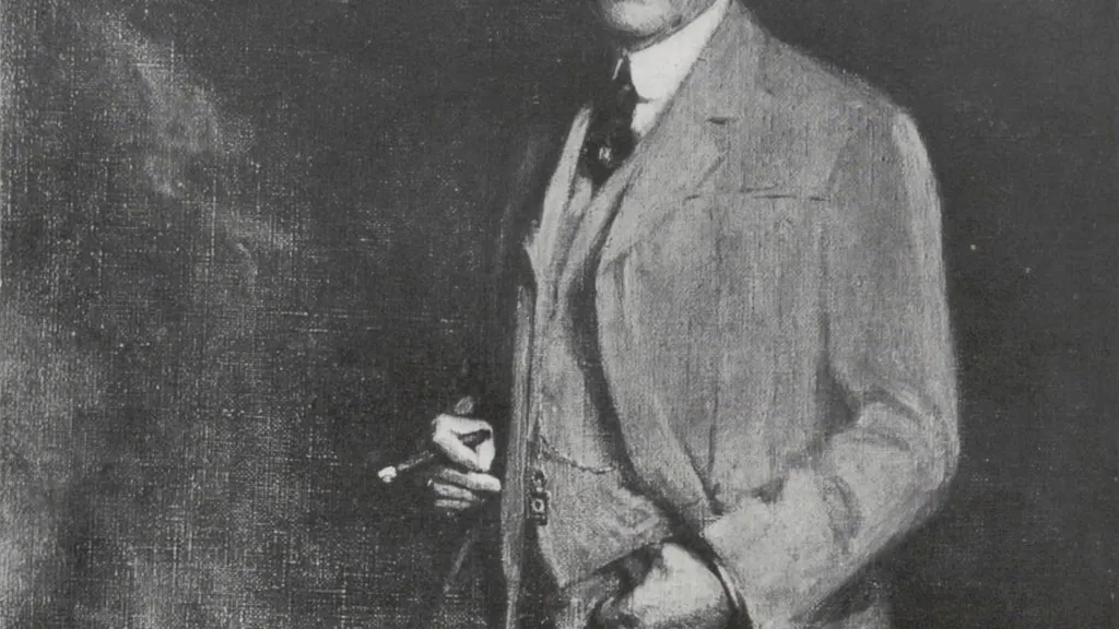 Portrait painting of John D. Spreckels by Arthur Cahill