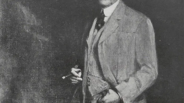 Portrait painting of John D. Spreckels by Arthur Cahill
