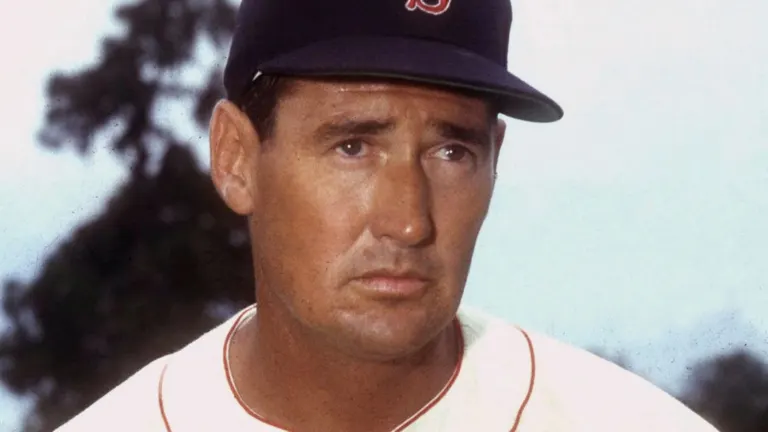 Ted Williams with the Boston Red Sox in 1958
