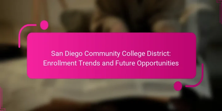 San Diego Community College District: Enrollment Trends and Future Opportunities