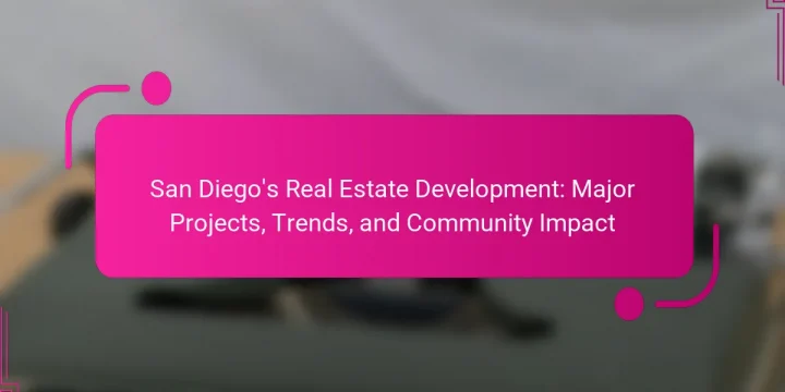San Diego’s Real Estate Development: Major Projects, Trends, and Community Impact