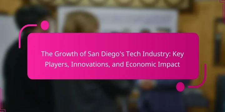 The Growth of San Diego’s Tech Industry: Key Players, Innovations, and Economic Impact